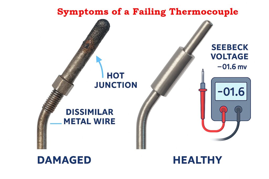 Symptoms of Bad Thermocouple
