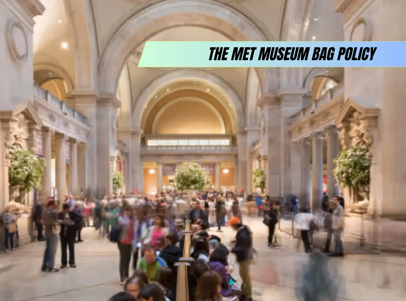 The Met Museum Bag Policy