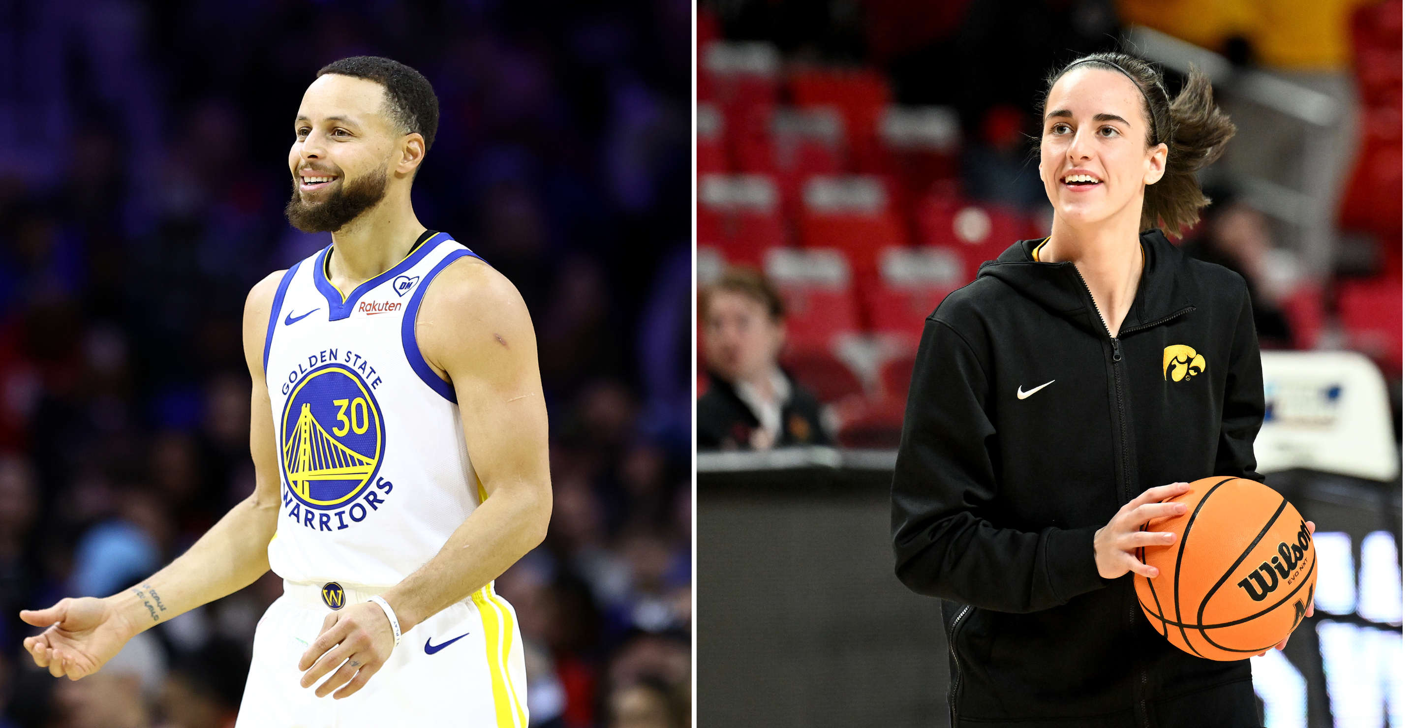 Caitlin Clark vs Steph Curry