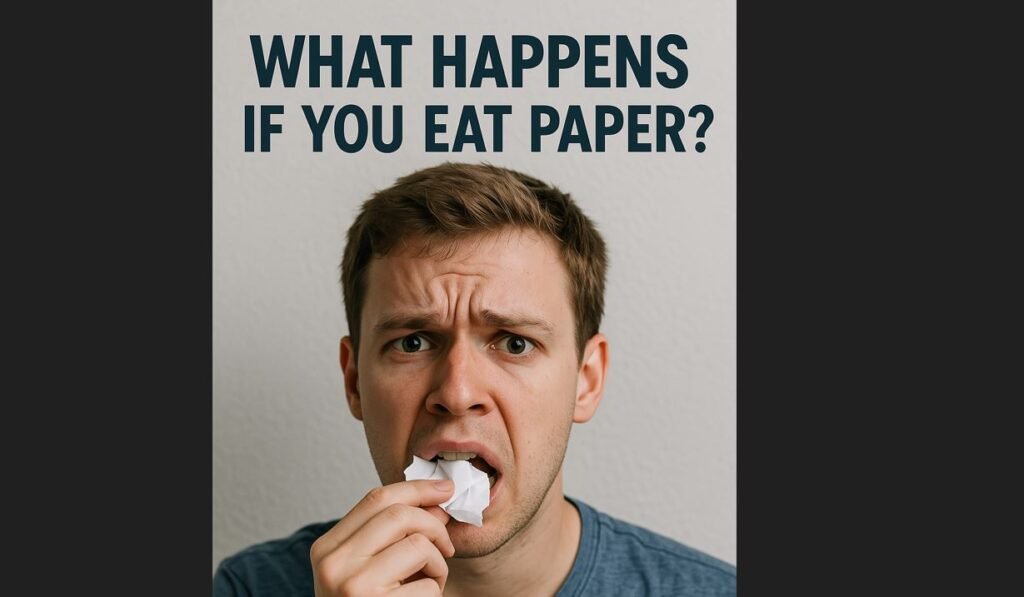 Is Eating Paper Bad for You