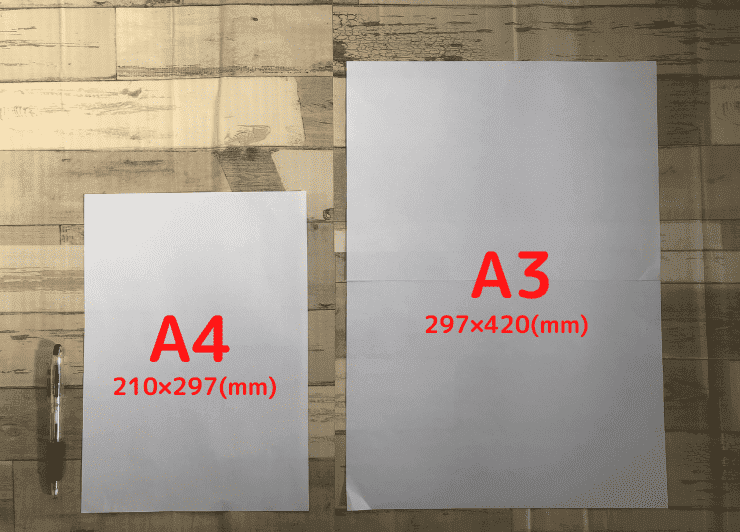A3とA4の違いは何倍？寸法ミリ比較と印刷倍率・使い分け完全ガイド