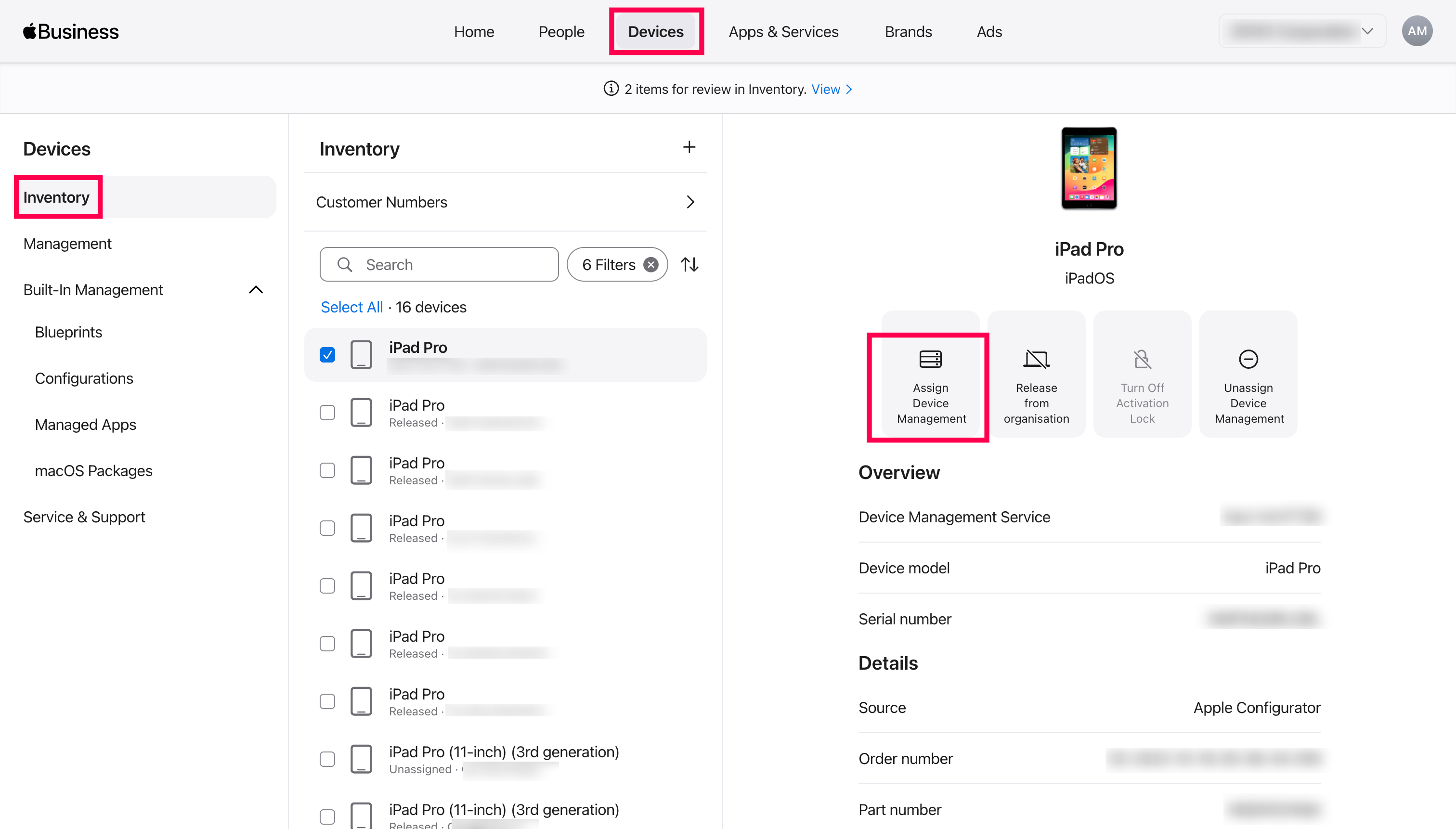 Adding Devices to Apple Business Manager
