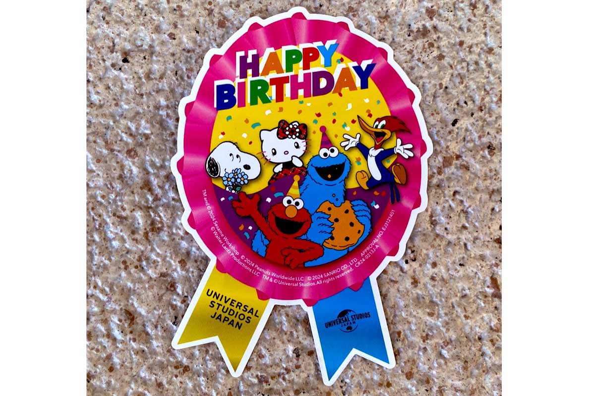 ユニバ誕生日シールは当日以外・大人もOk？2026最新特典と貰い方