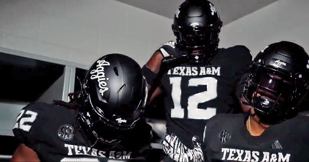 Texas A&M Football Black Uniforms