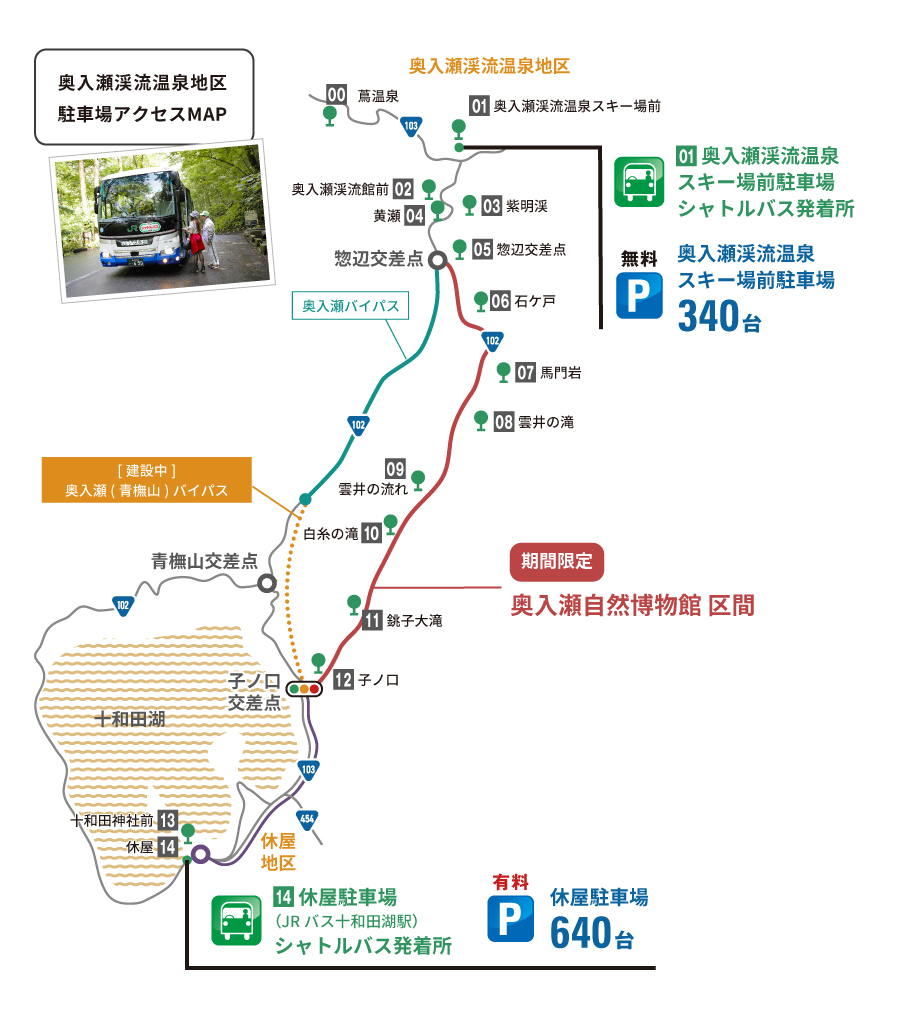 奥入瀬渓流モデルコース決定版！車なし半日散策と混雑回避の極意