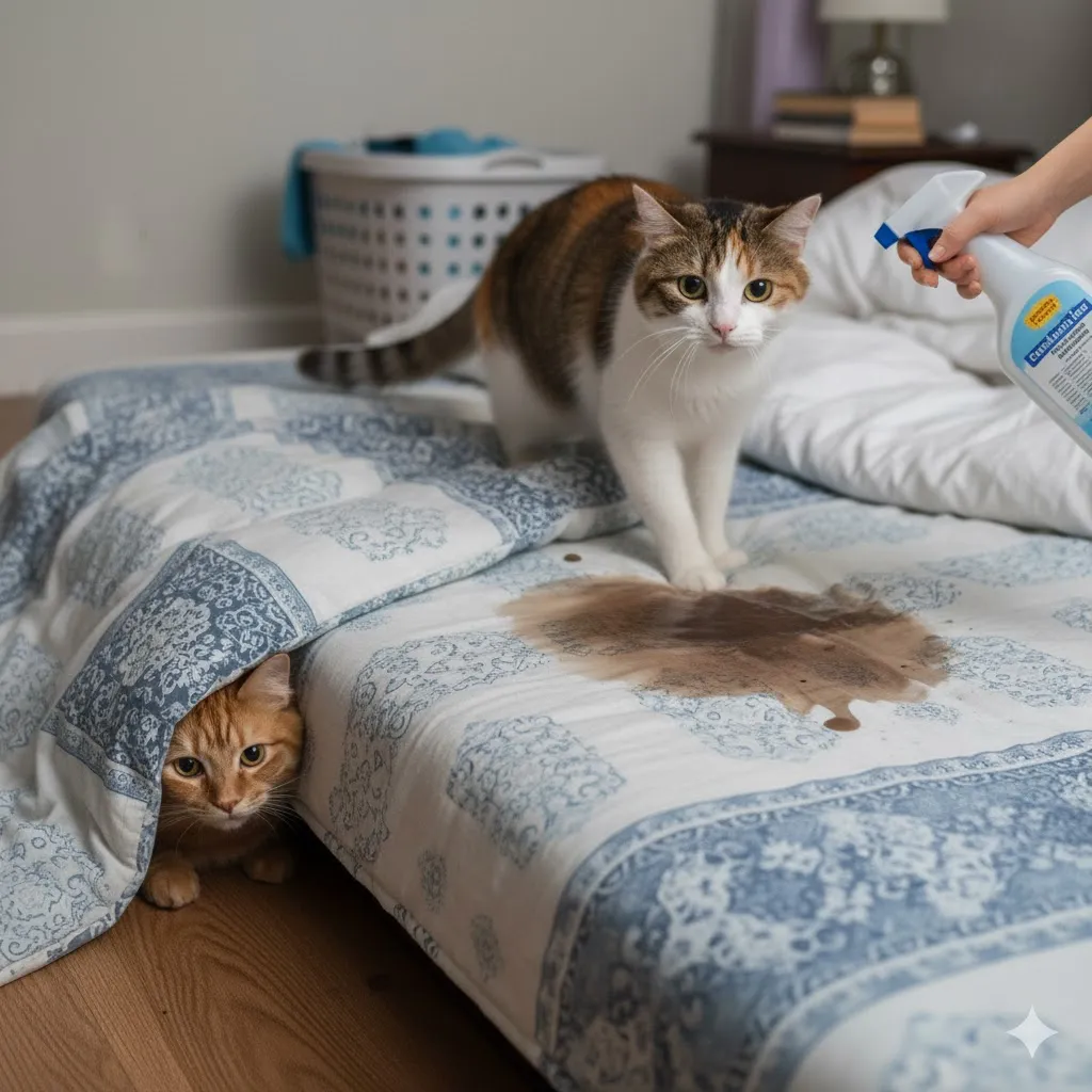 猫が布団でトイレをして治らない真相！愛猫のSosと決定打対策