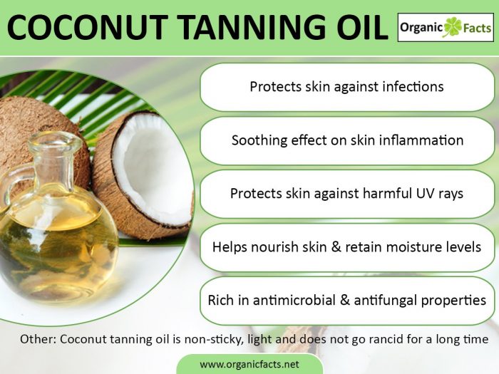 Is Coconut Oil Good for Tan