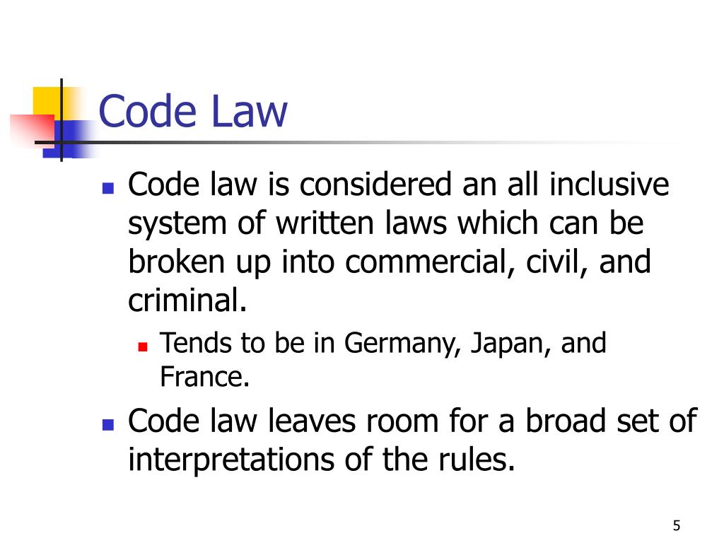 What Is the Purpose of a Written Code of Law