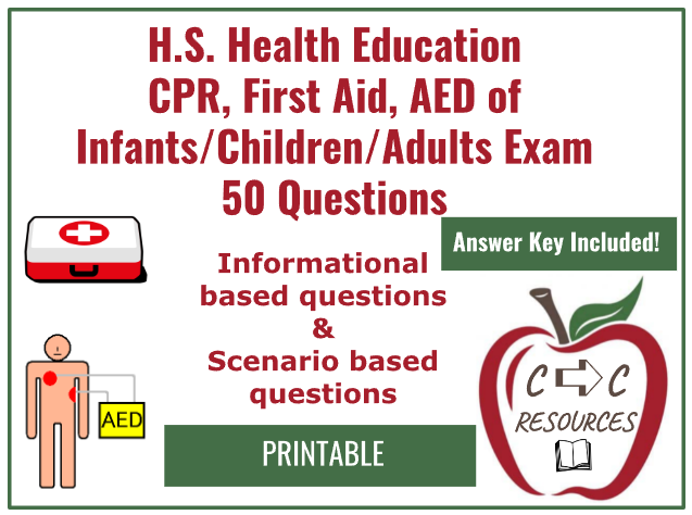 Cpr and First Aid Test Questions and Answers Pdf