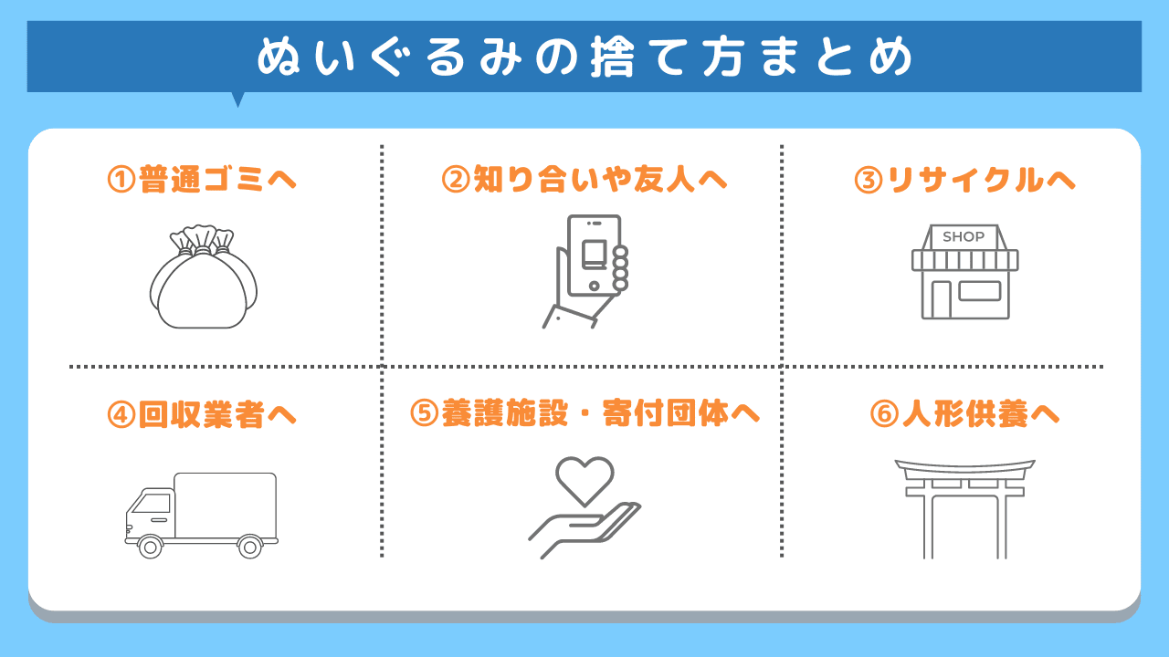 ぬいぐるみの捨て方決定版！罪悪感なく手放すお清め・供養・寄付の手順