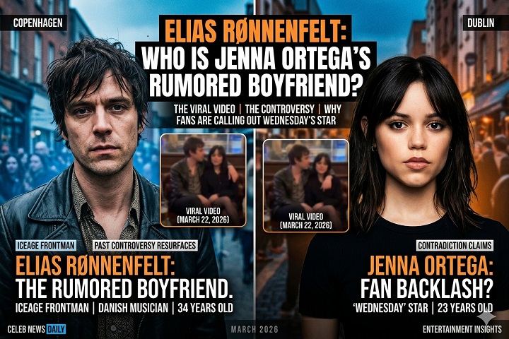 Jenna Ortega Boyfriend: Elias Rønnenfelt, 34, Danish Musician, Rumored Since Early 2026, Never Officially Confirmed