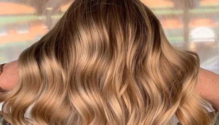 Golden Blonde Highlights on Blonde Hair
