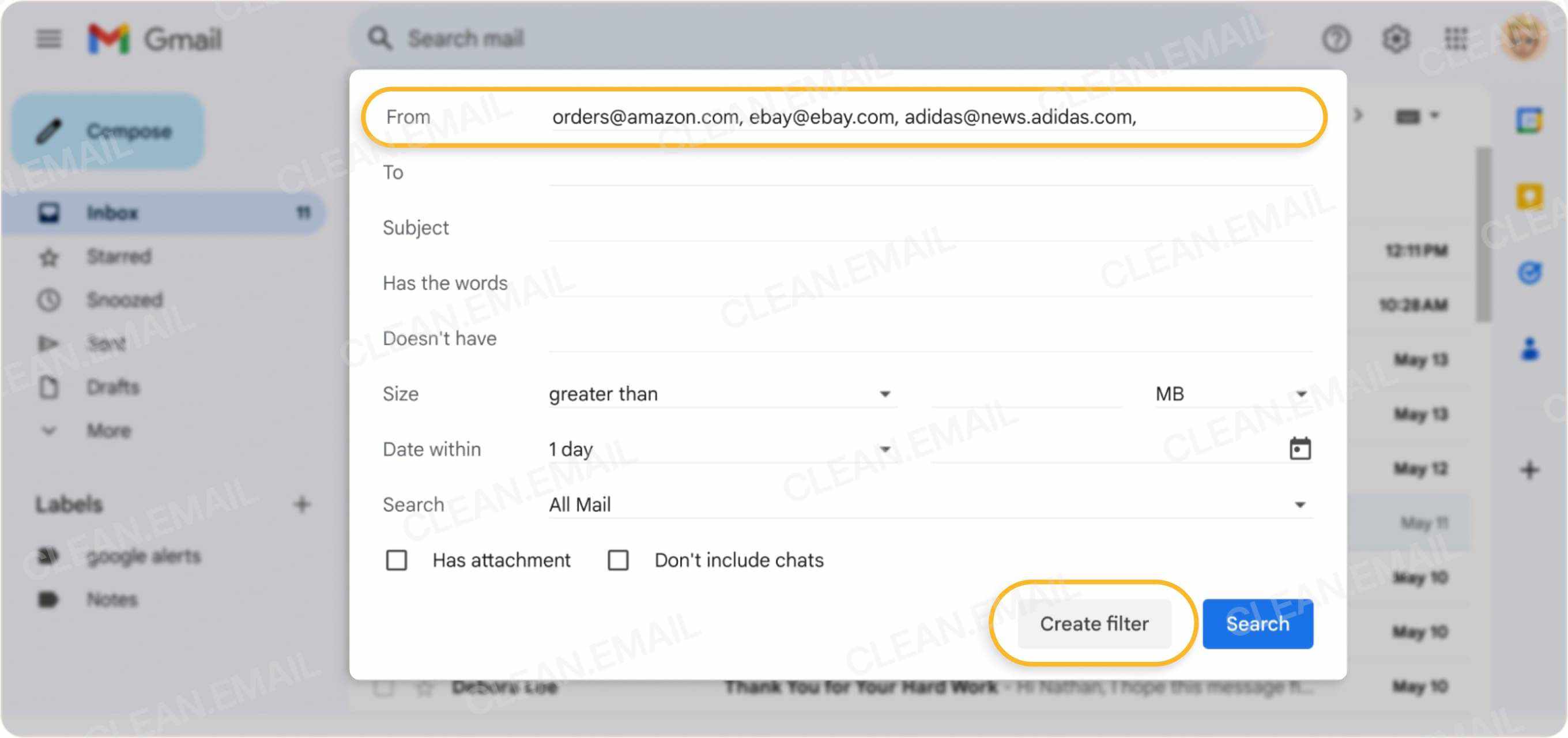 How to Filter Emails in Gmail to a Folder