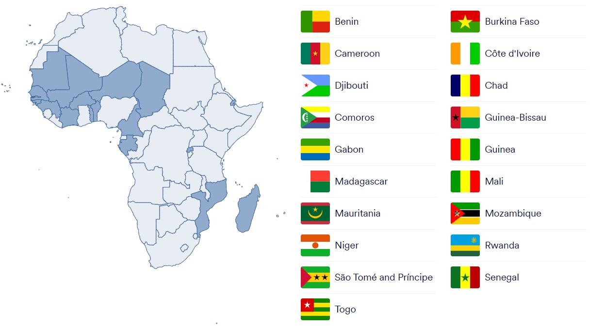 What African Nation's Official Name Is in French