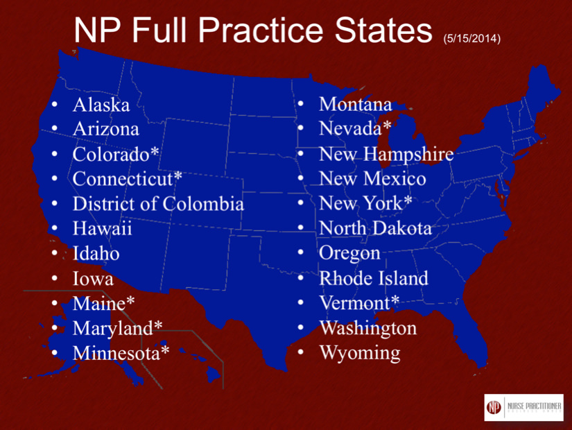 What States Can Np Practice Independently