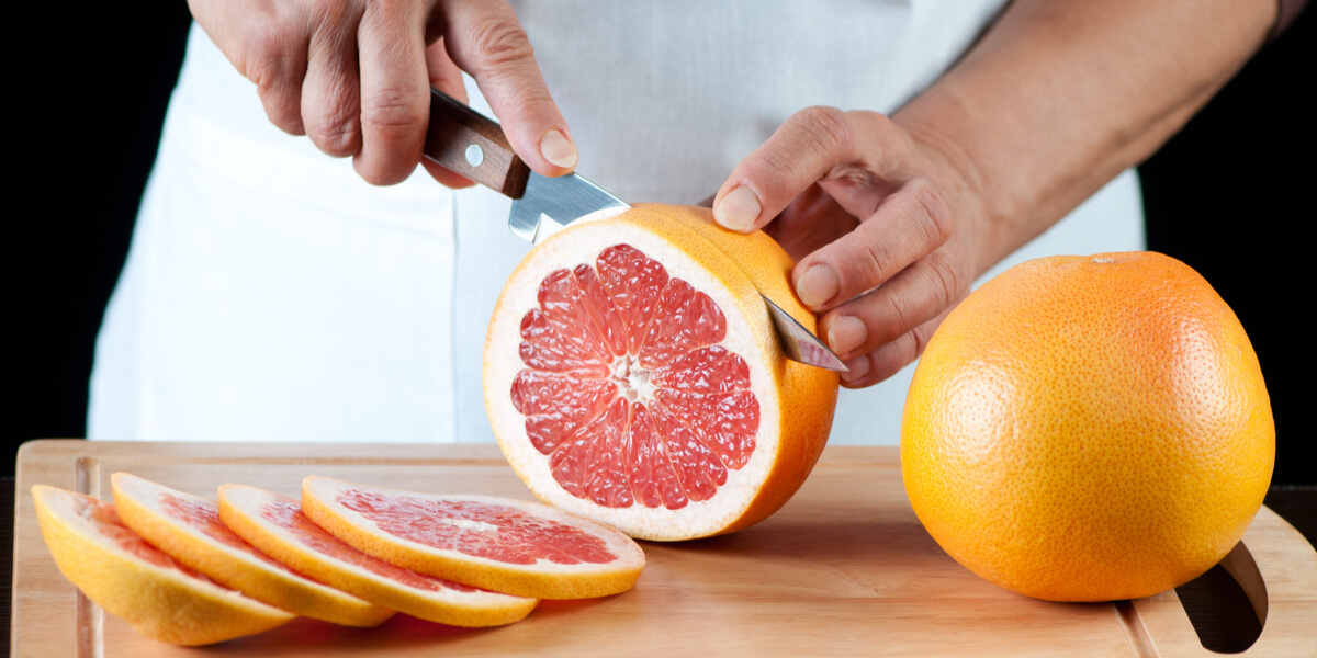 How to Cut Grapefruit in Half