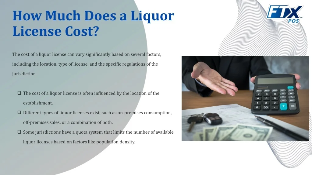 Price for Liquor License