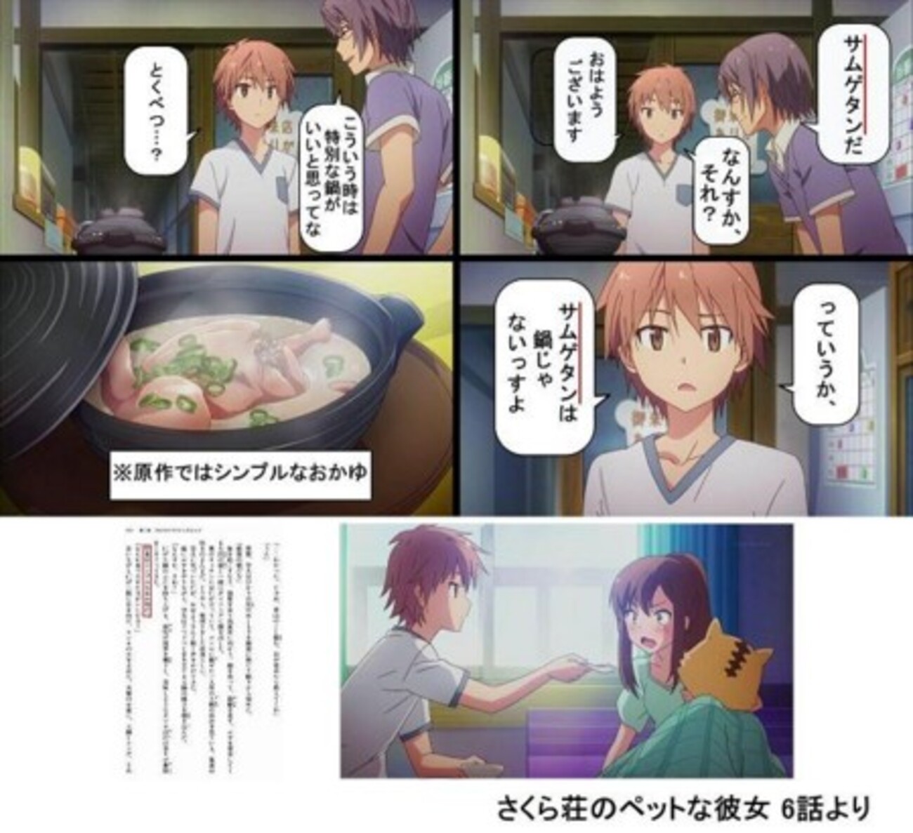 さくら荘サムゲタン炎上の真相は？原作改変の理由と現在の評価を追う
