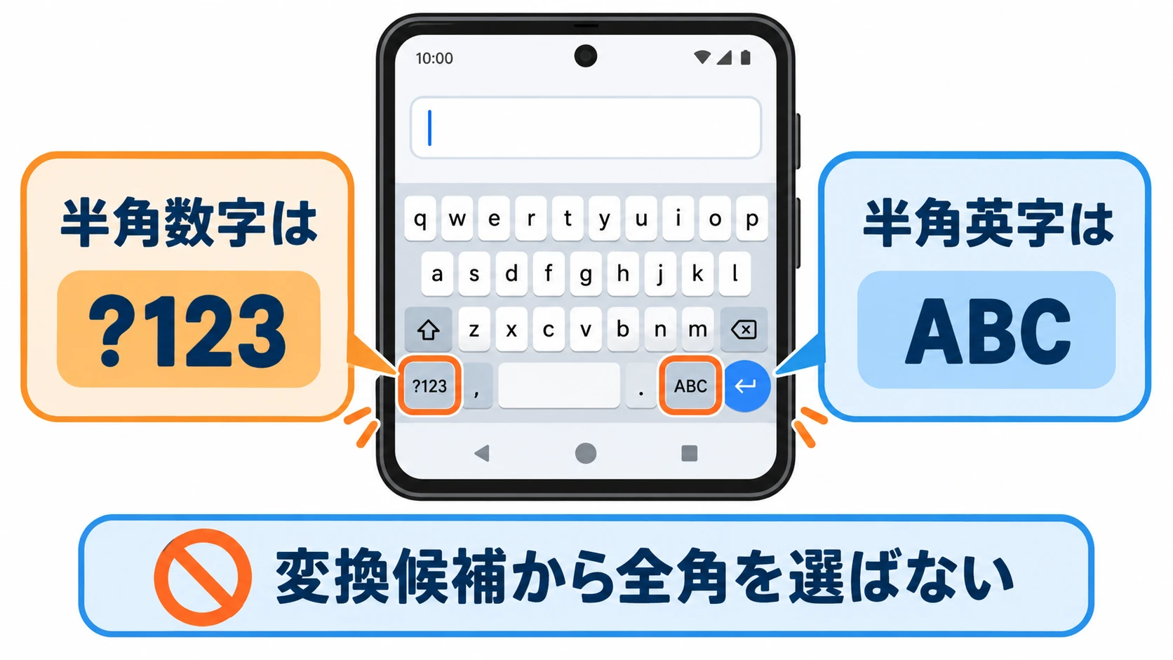 Androidの半角英数字とは？登録エラーを防ぐ打ち方と切り替え術