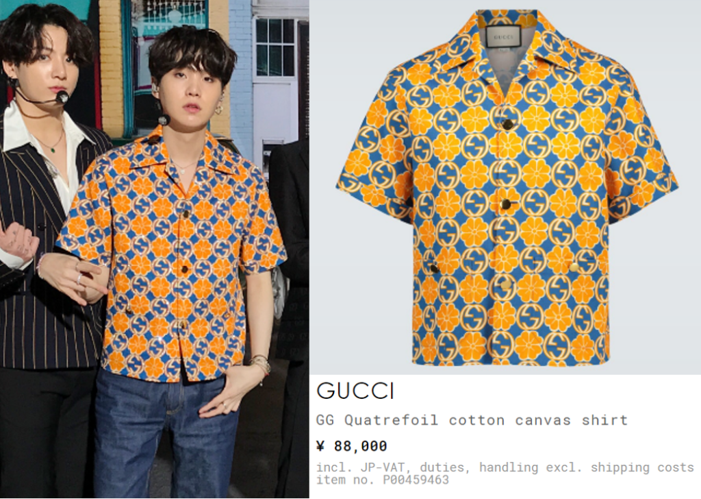 Is Bts v a Gucci Model