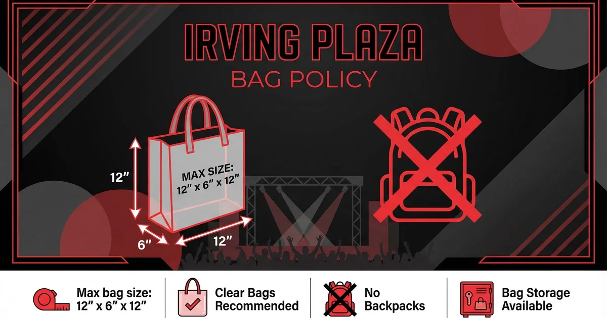 Irving Plaza Nyc Bag Policy