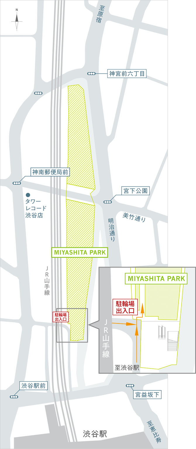 宮下公園の駐輪場はどこ？無料時間の真相や料金・バイクの穴場を徹底解説
