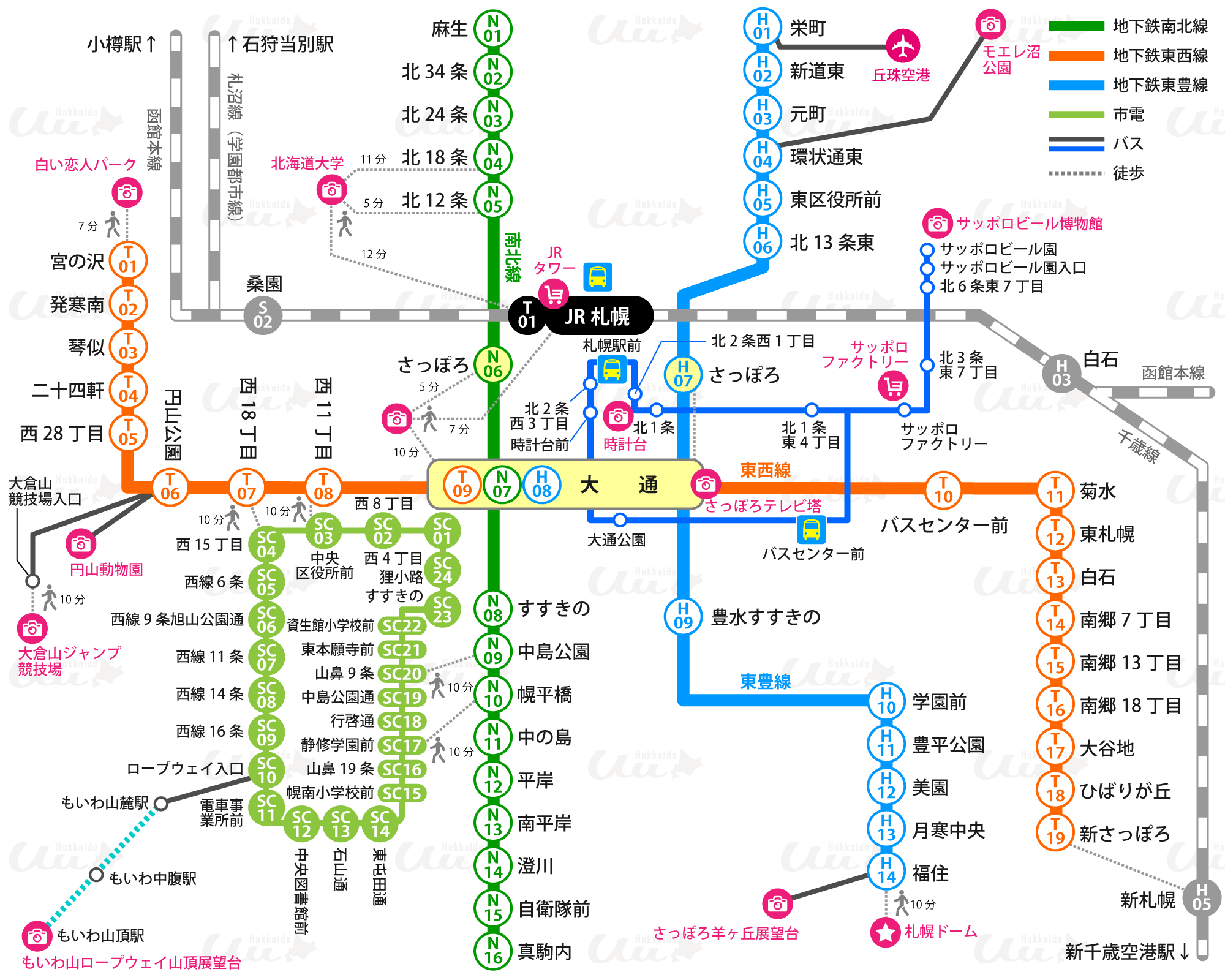 【2026最新】札幌地下鉄路線図完全ガイド！乗り換えの極意と得する裏ワザ