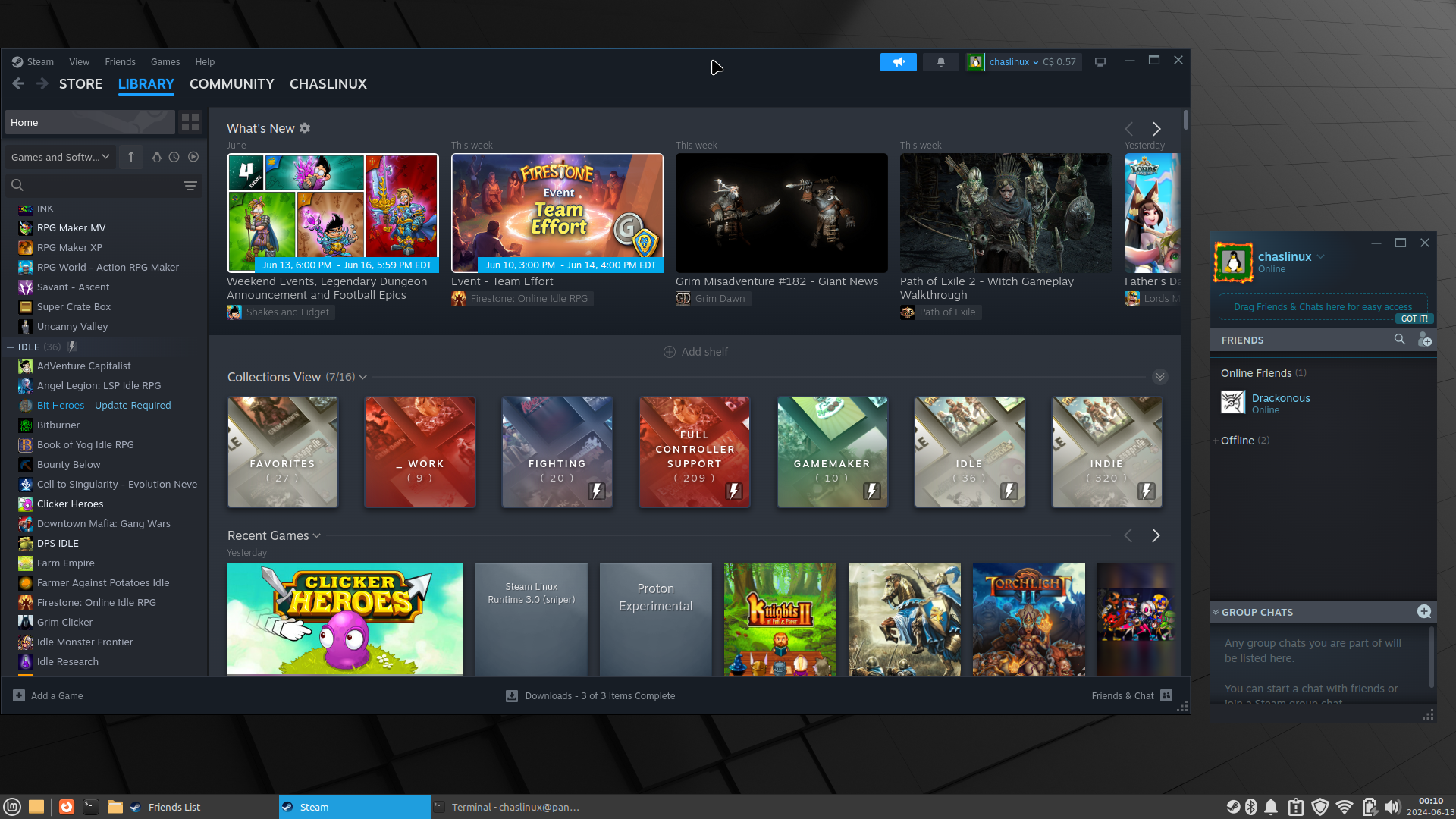 Steam for Linux Mint