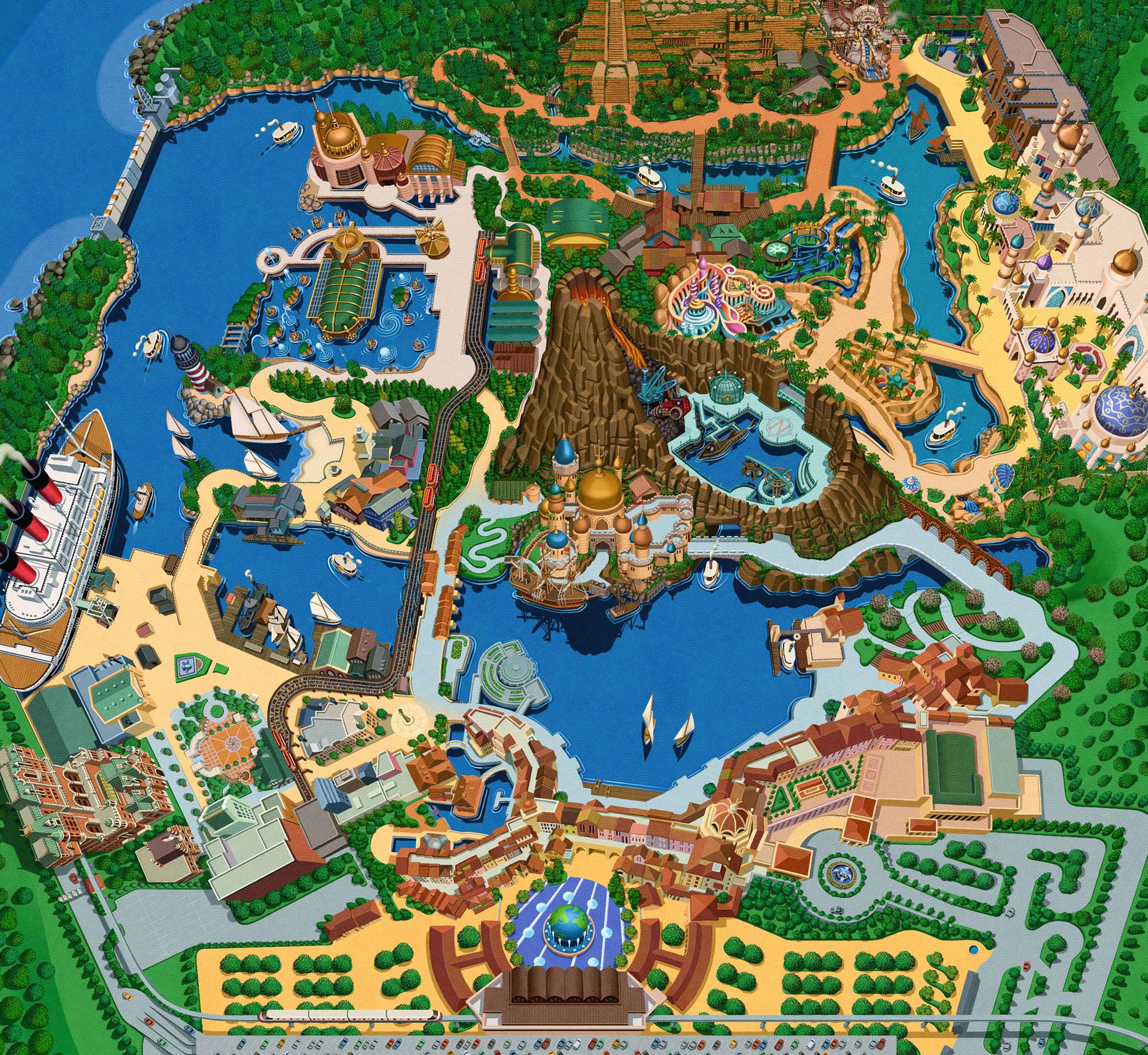 ディズニーシー地図の紙配布はなぜ終了？現在の入手裏ワザと最新攻略