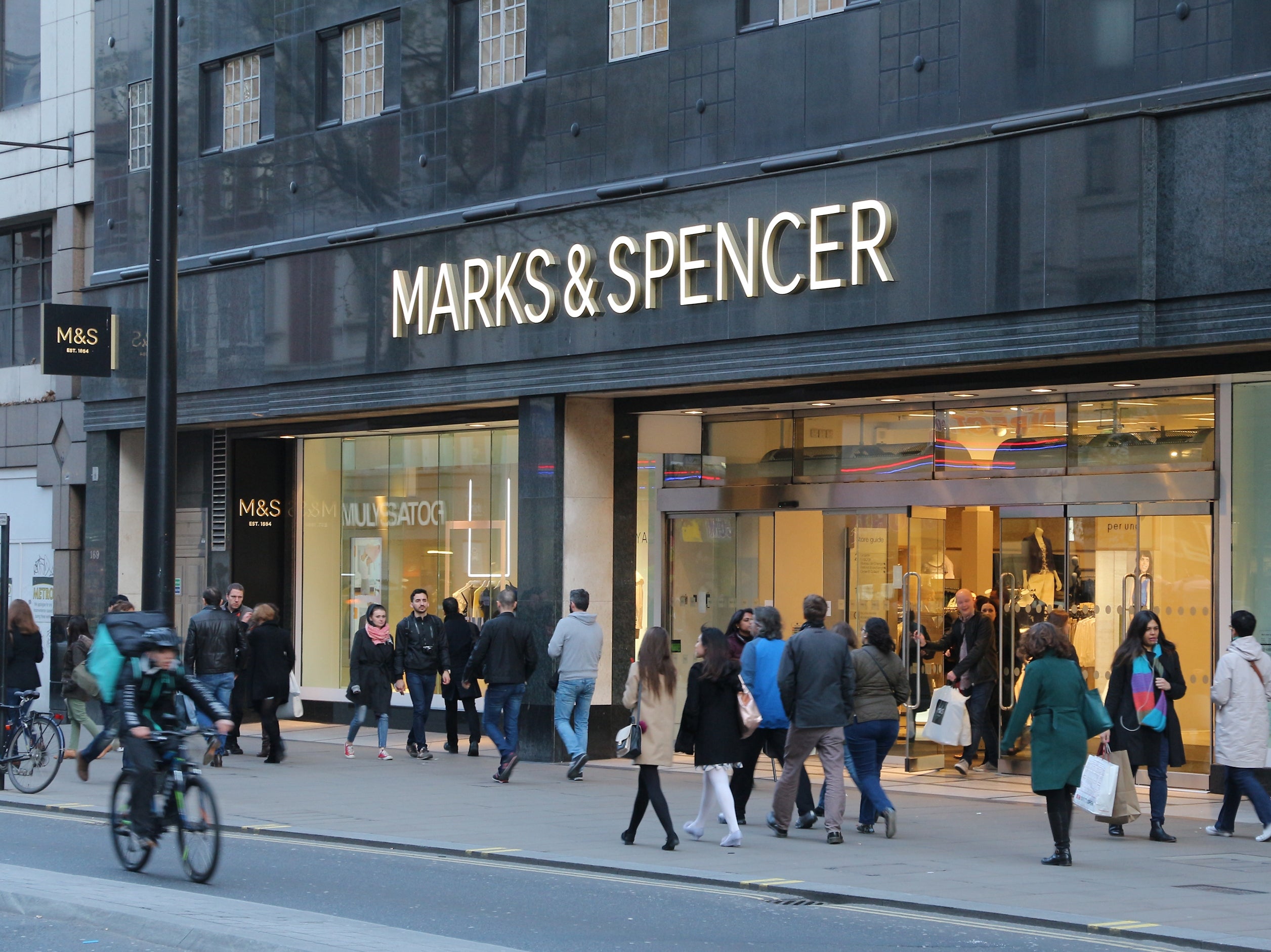 Opening Time Marks and Spencer Oxford Street