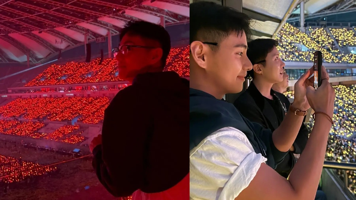 Bts' v Attended Iu's Concert in Seoul Alongside J-Hope.