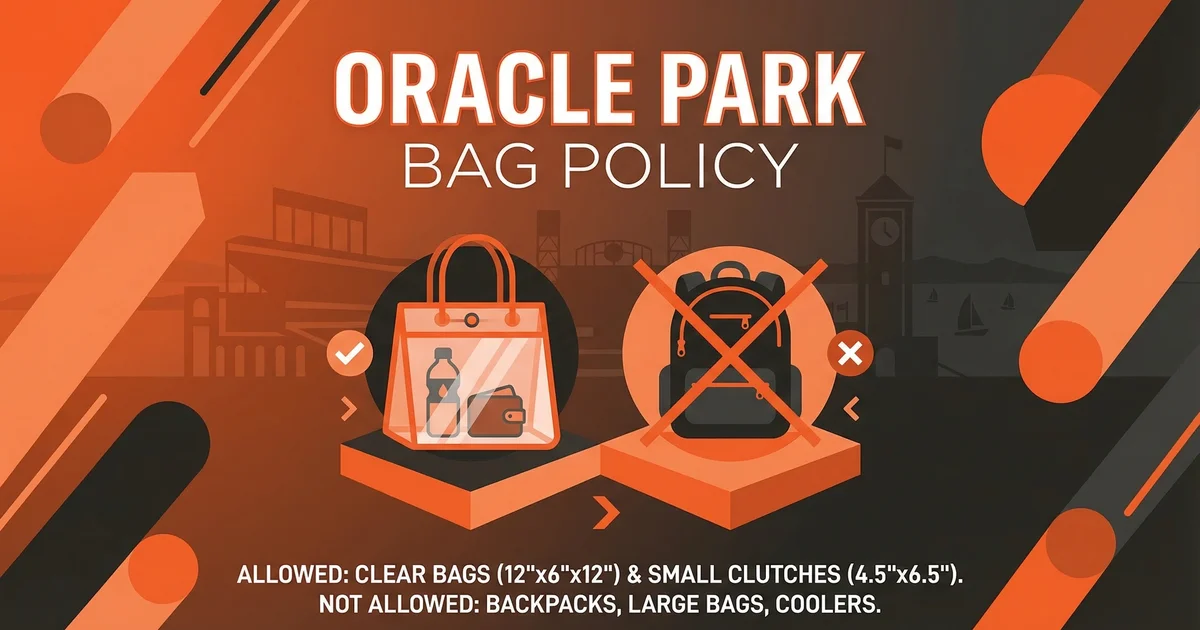 Clear Bag Policy Oracle Park