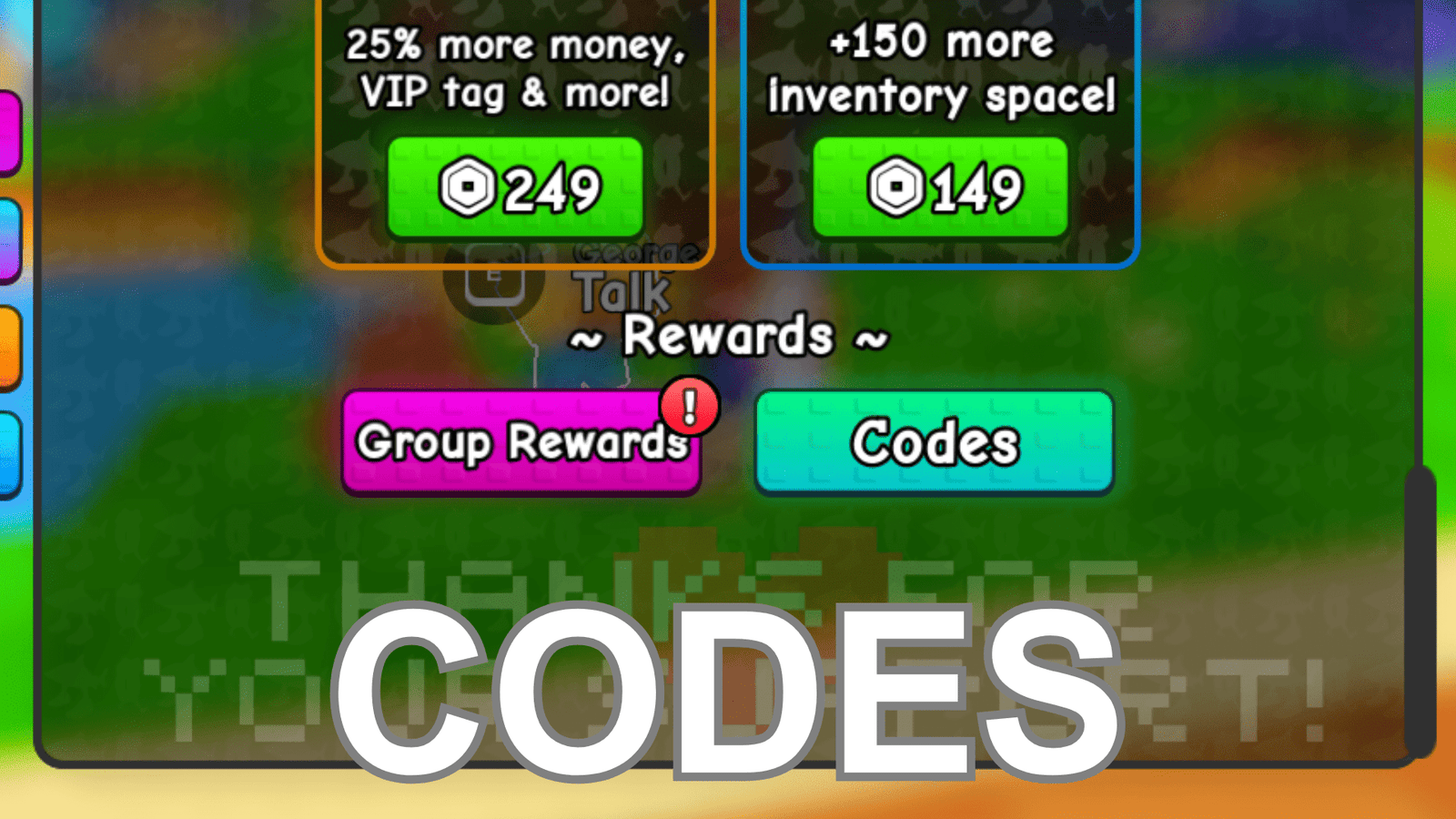 Codes in Plants vs Brainrots Roblox
