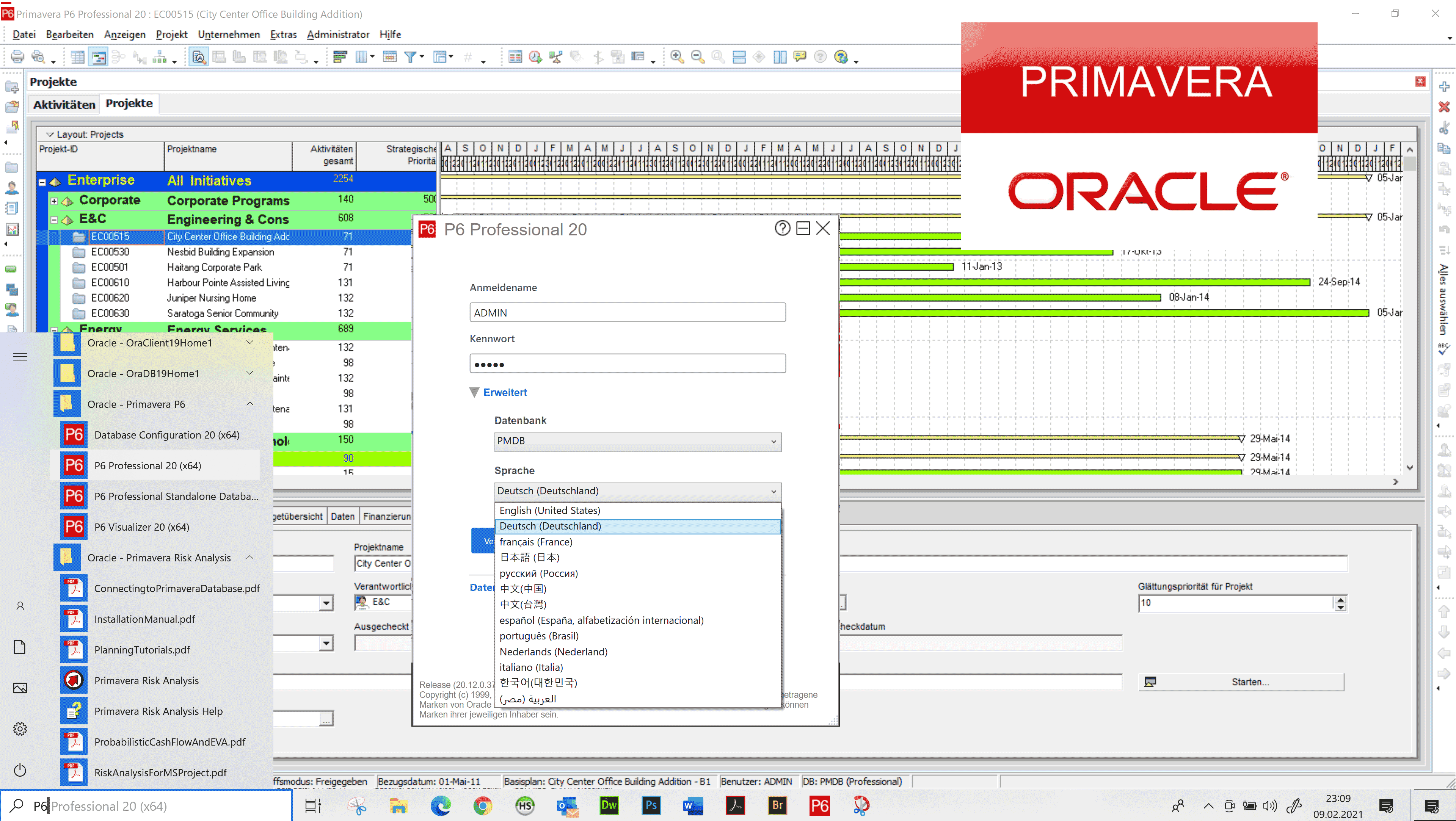 Oracle Primavera P6 Software Training Houston