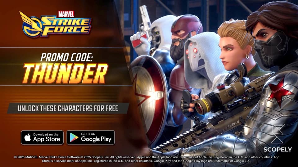 New Marvel Strike Force Promo Codes
