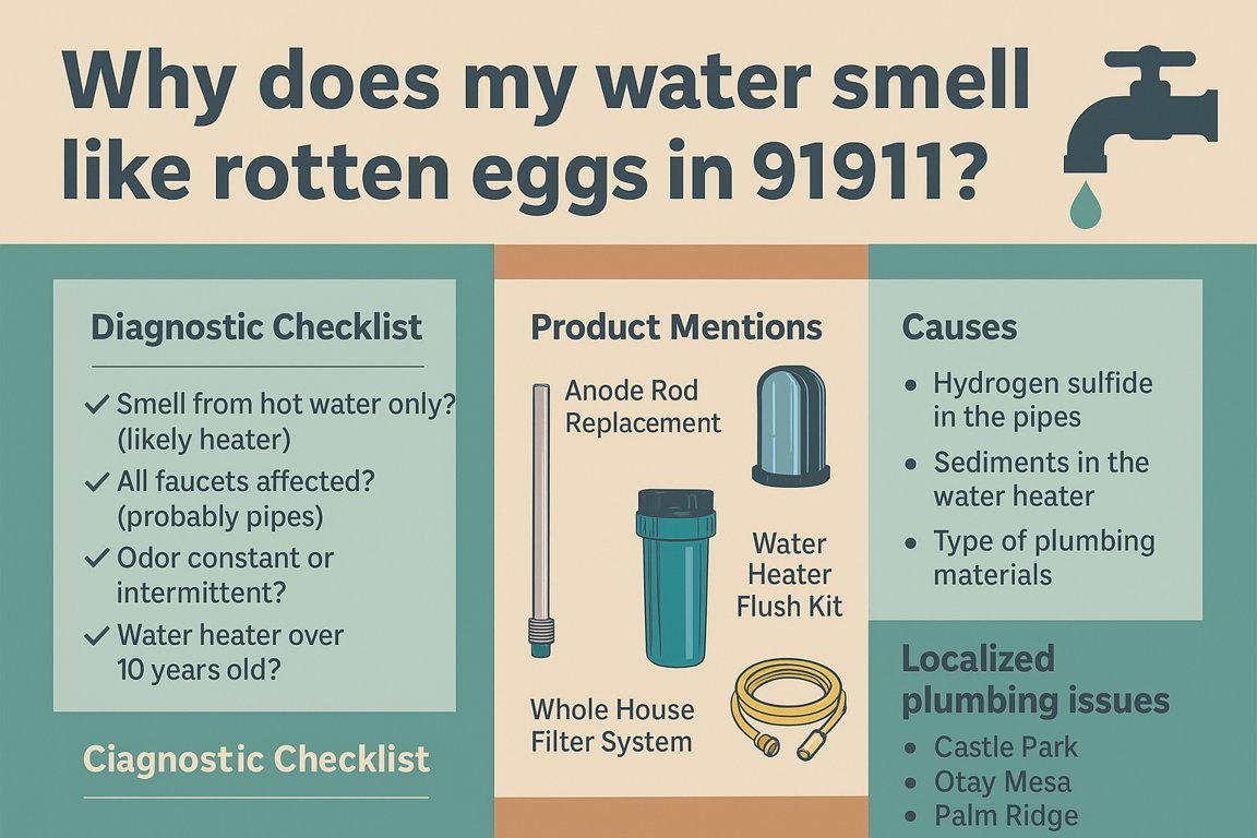 Why Does My Water Smell Like Rotten Eggs
