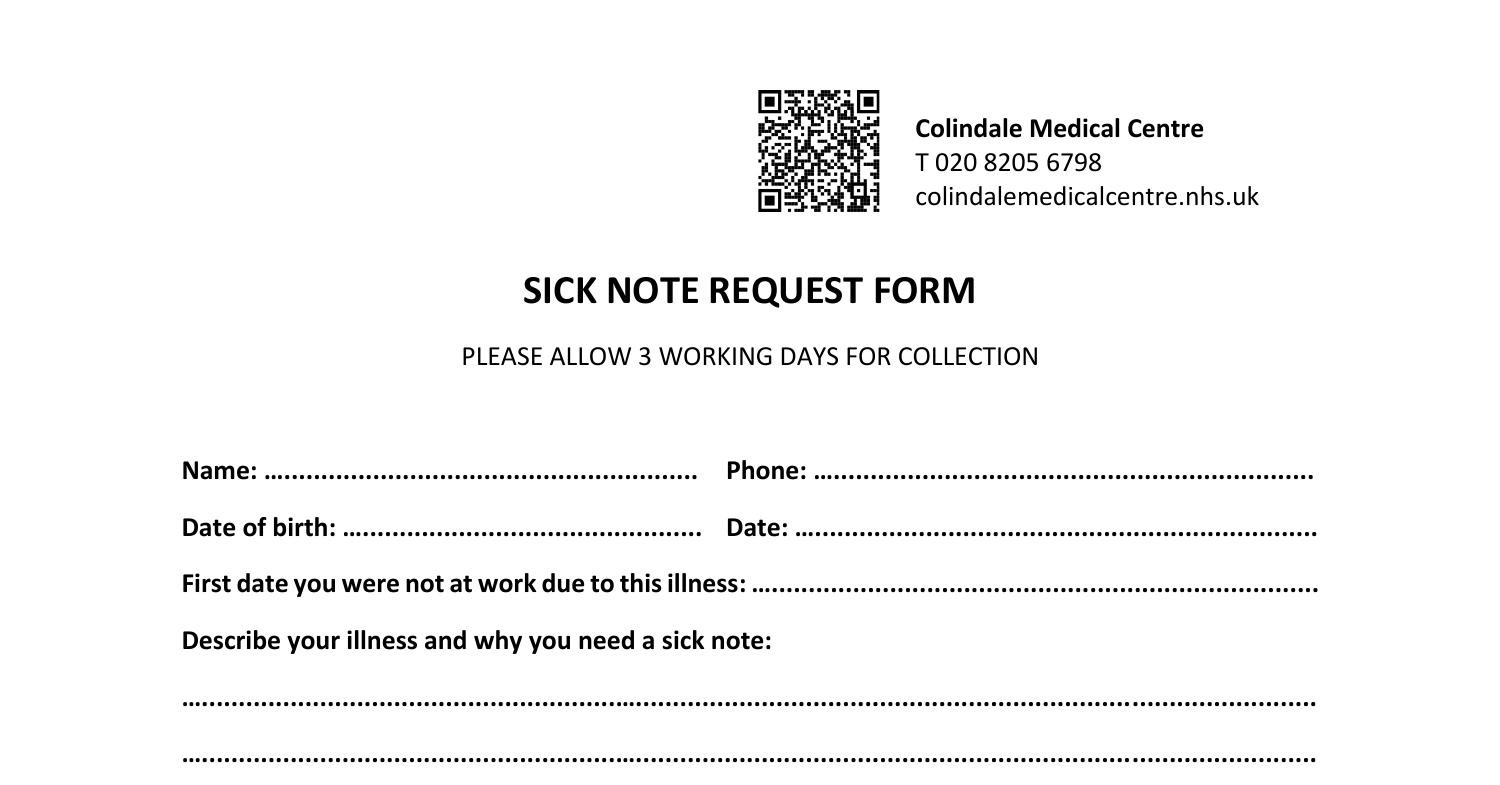 When Do You Need Sick Note
