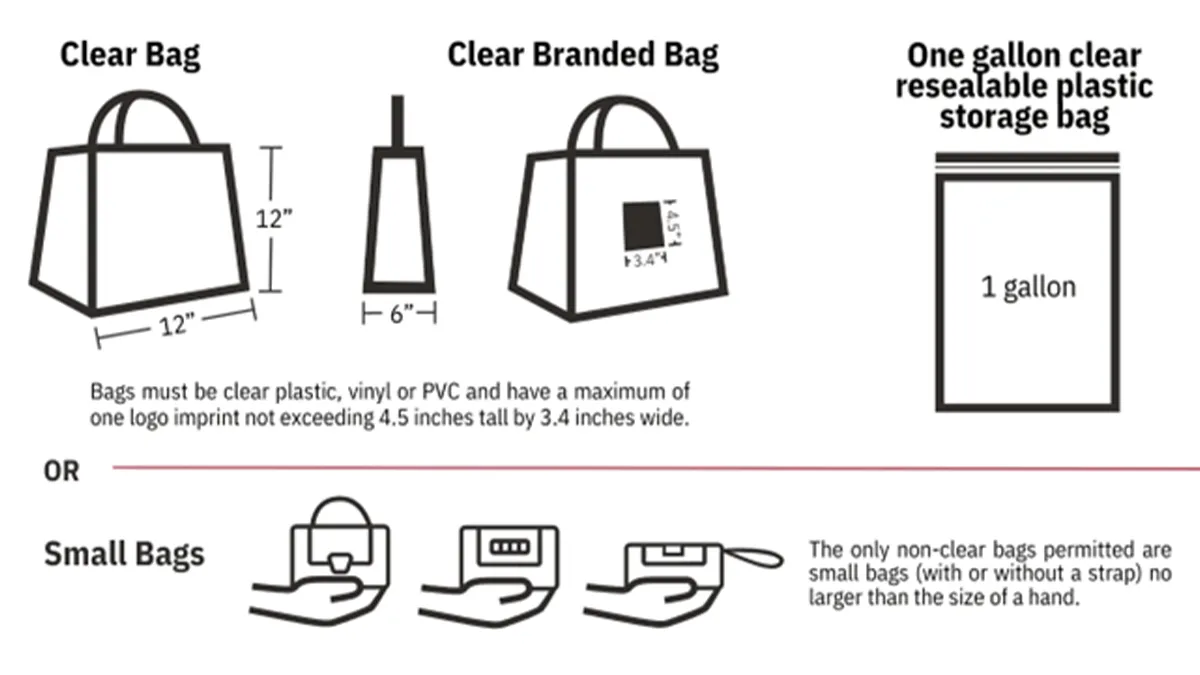 Sugar Bowl Clear Bag Policy