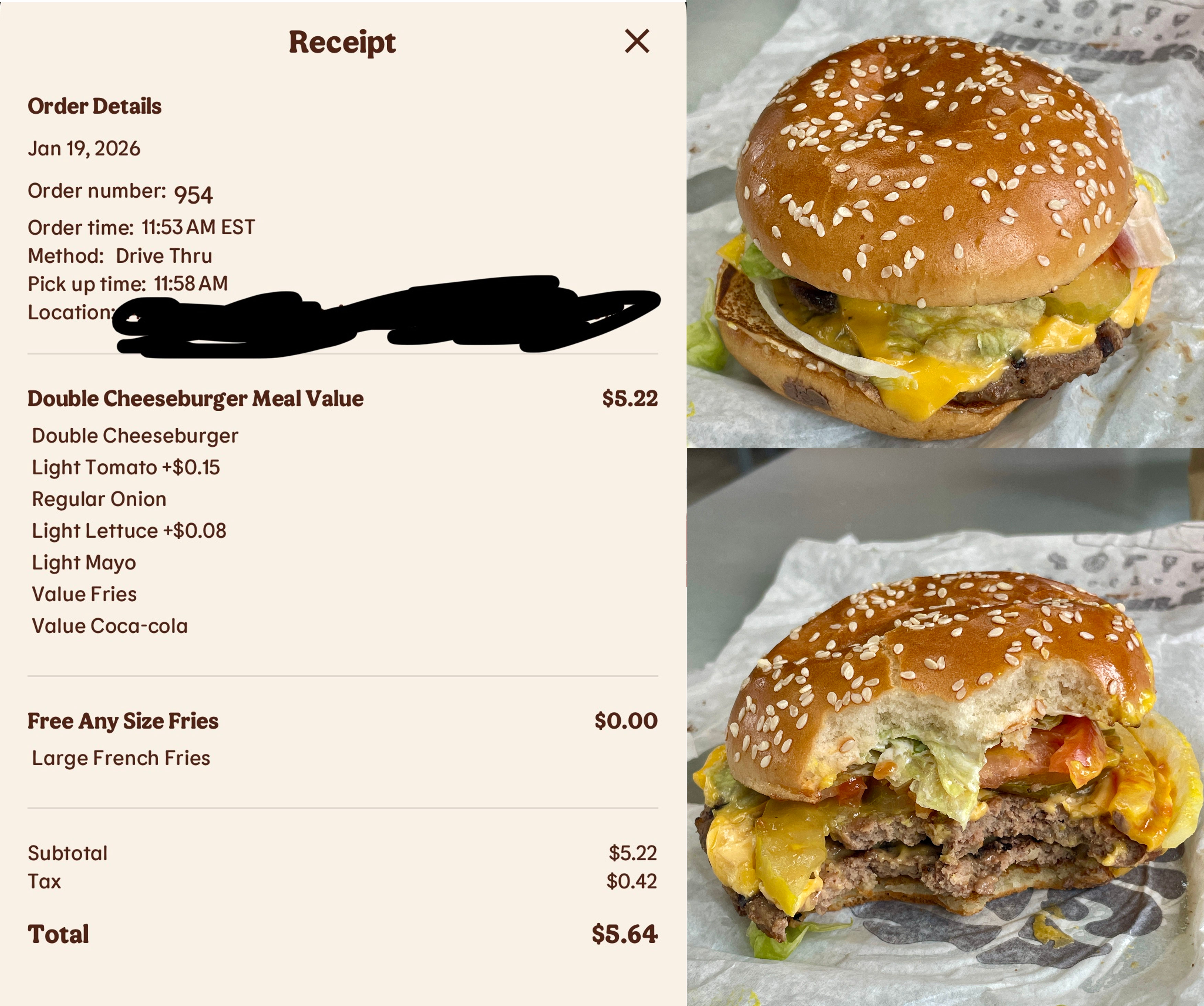 バーガーキングのジュニアは本当に小さい？ワッパー比較とコスパの真相