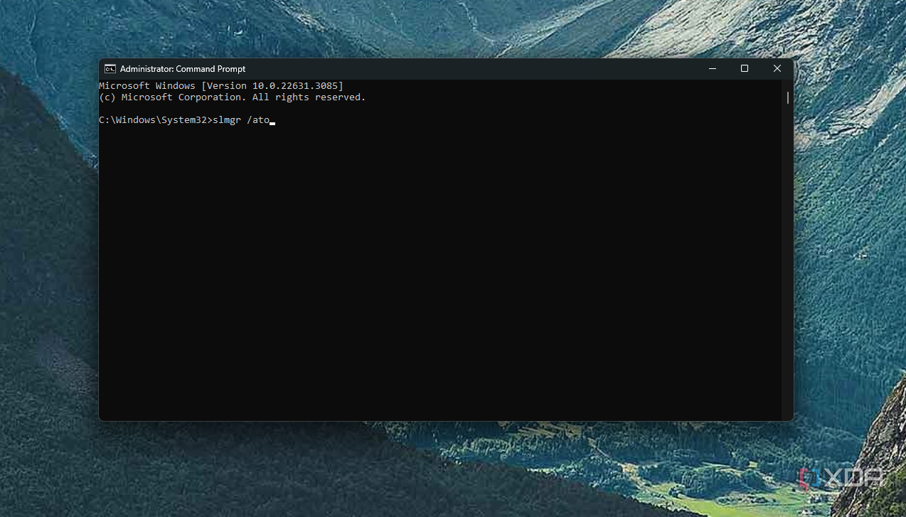 Command Line Activate Windows