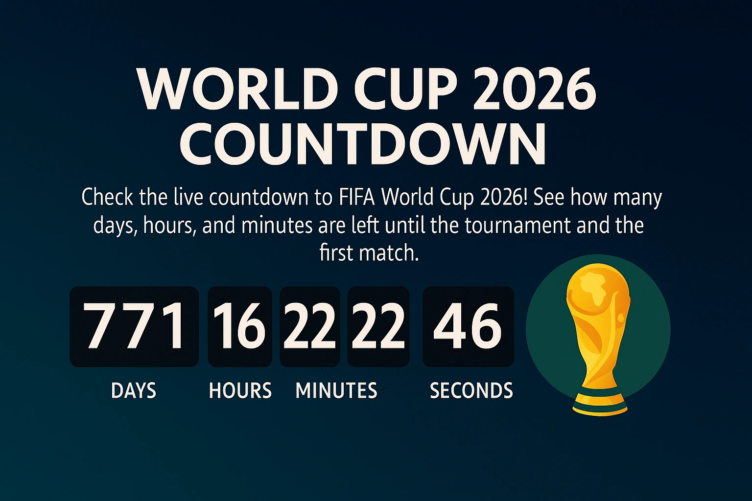 How Many Days to the World Cup