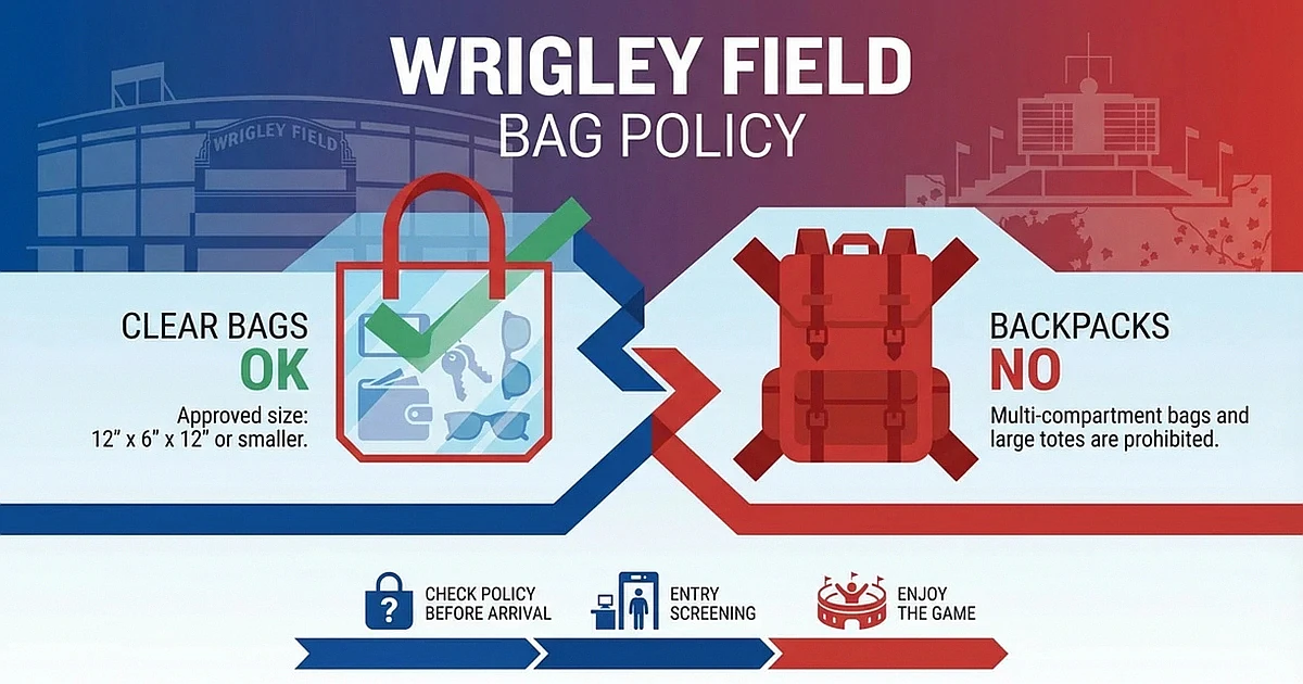 Pearl Jam Wrigley Bag Policy