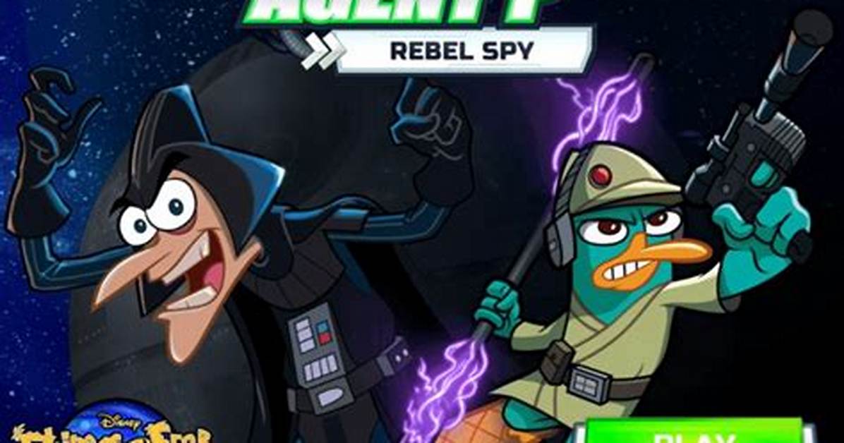 Agent P Rebel Spy - Phineas and Ferb Games