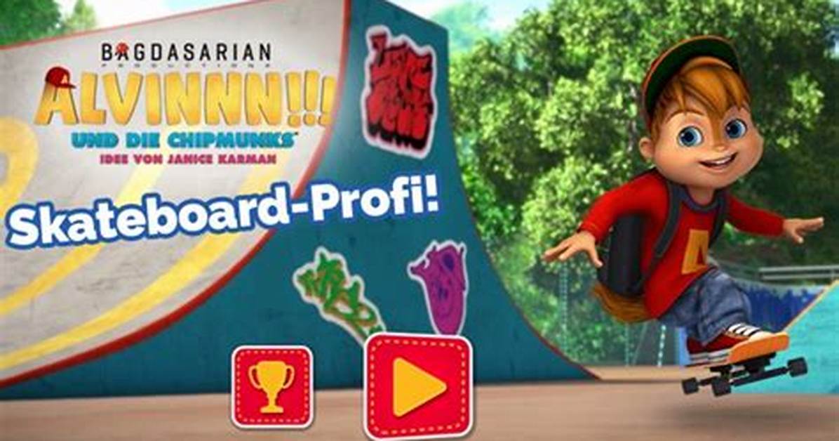 Alvin Skateboard Expert - Alvin and the Chipmunks Games