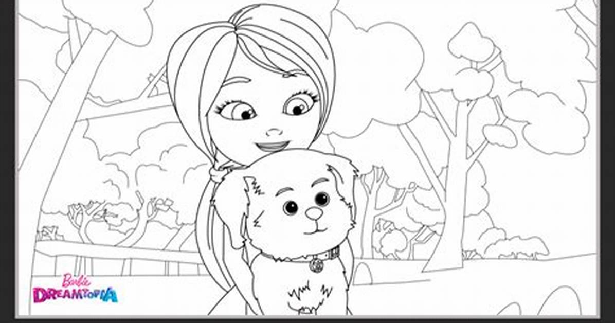 Barbie Coloring Creations - Barbie Dreamtopia Games