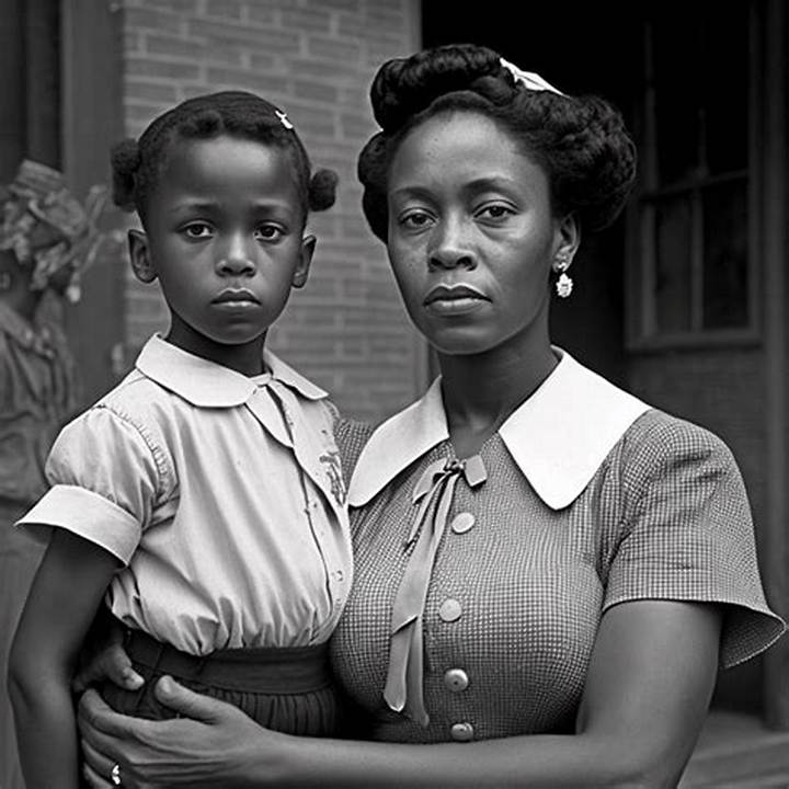 Black Mother with Her Children: Strength, Context, and Real-Life Stories