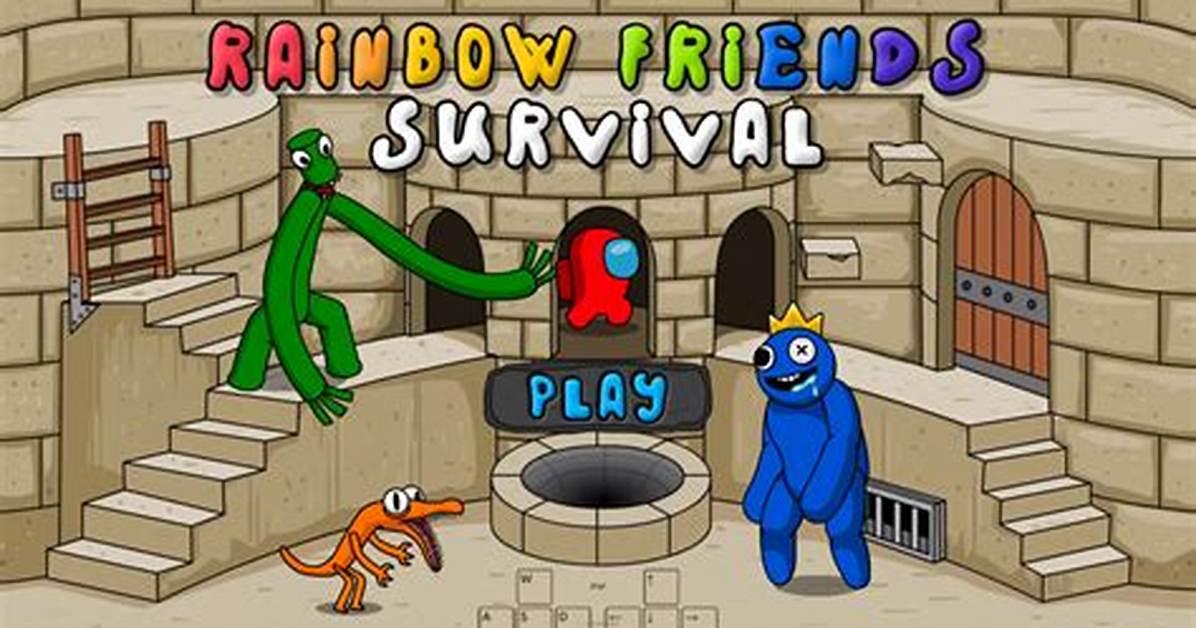 Cut the Rainbow Friends - Rainbow Friends Games