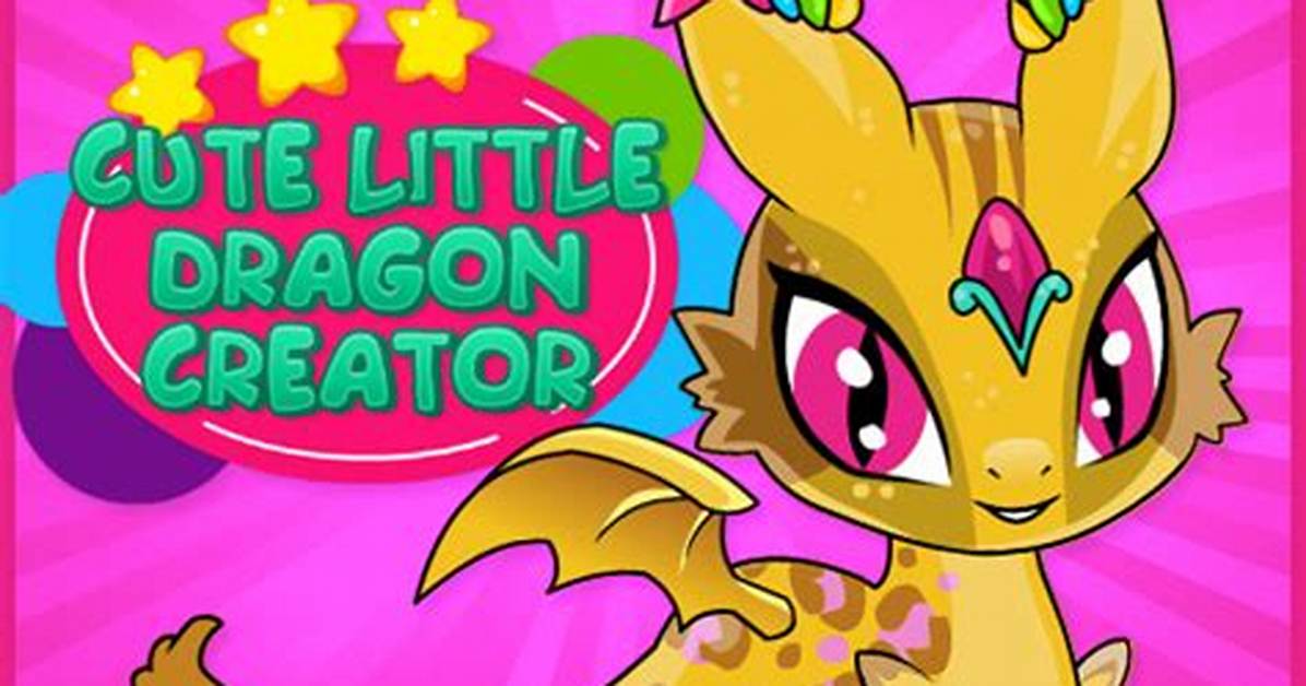 Cute Little Dragon Creator - Girl Games