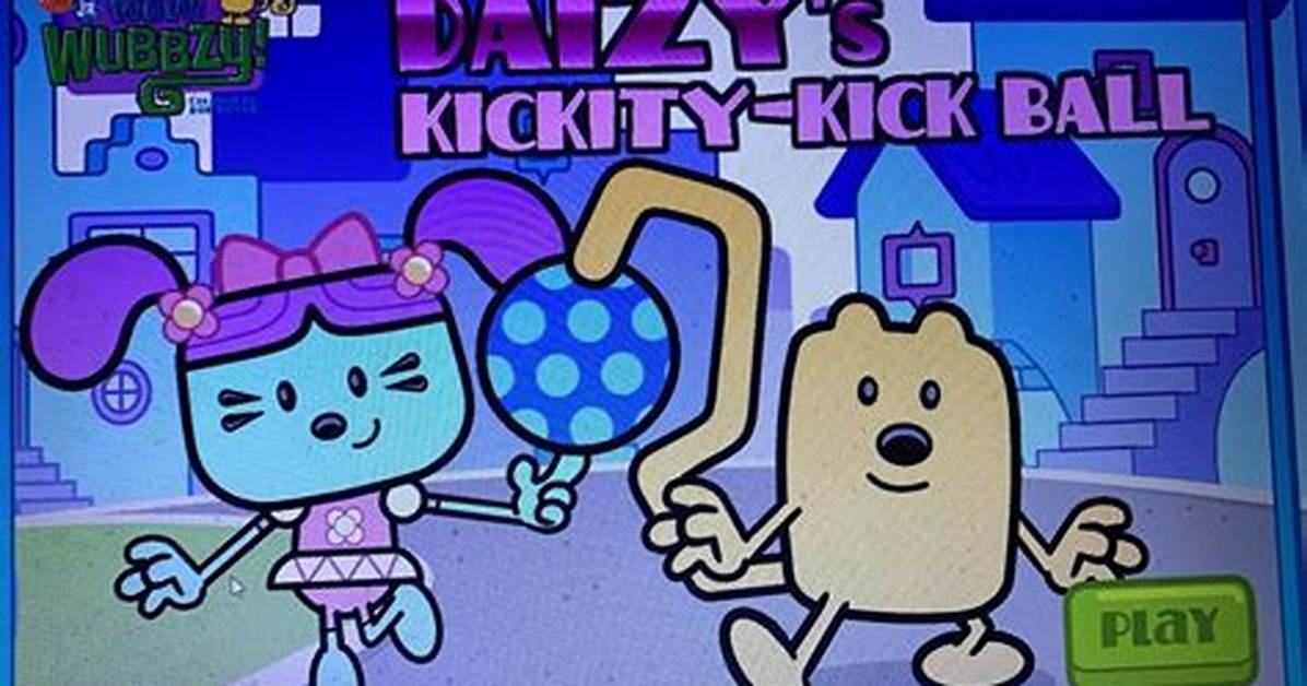 Daisy's Kickity Kick Ball - Wow Wow Wubbzy Games