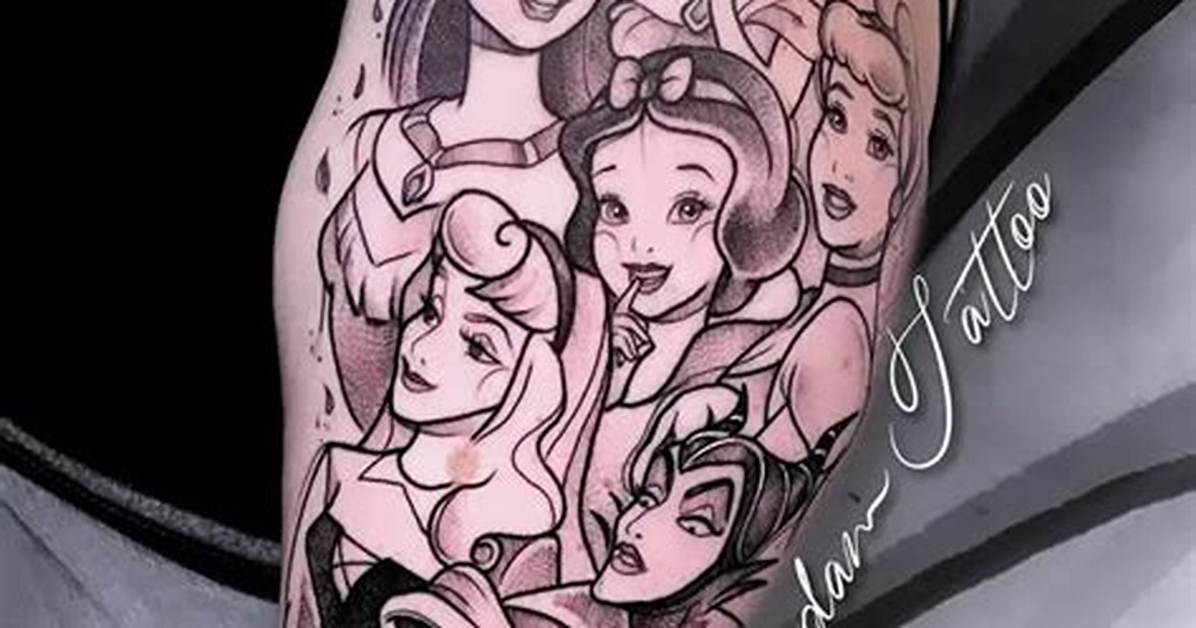 Disney Princess Tattoo Design - Disney Princesses Games